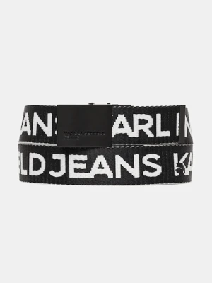 Karl Lagerfeld Jeans pasek dwustronny kolor biały A1M33131
