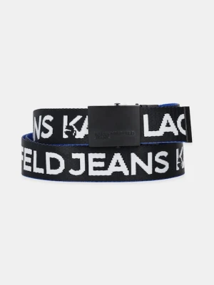 Zdjęcie produktu Karl Lagerfeld Jeans pasek dwustronny kolor czarny A1M33131