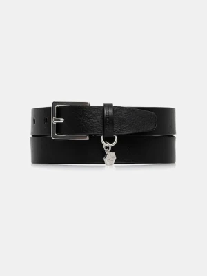 Karl Lagerfeld Jeans pasek skórzany