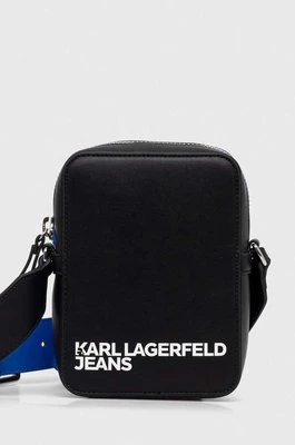 Karl Lagerfeld Jeans plecak kolor czarny duży gładki