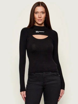 Karl Lagerfeld Jeans Półgolf | Slim Fit