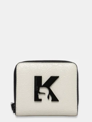 Karl Lagerfeld Jeans portfel damski kolor biały A2W32039