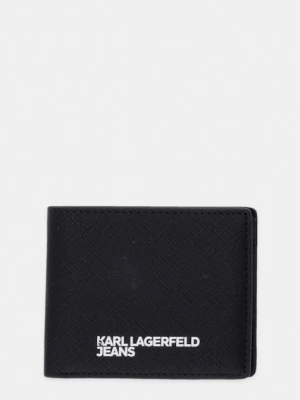 Karl Lagerfeld Jeans portfel męski z imitacji skóry