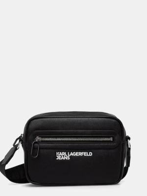 Karl Lagerfeld Jeans saszetka męska z imitacji skóry czarny