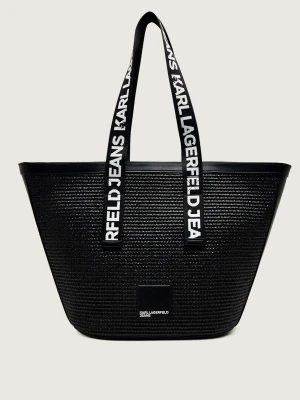 Karl Lagerfeld Jeans Shopperka Box Logo czarny