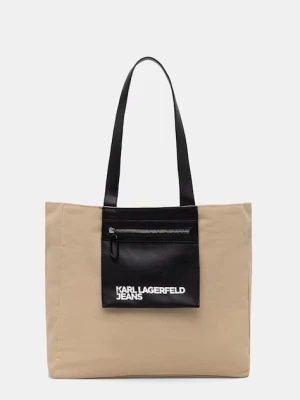 Karl Lagerfeld Jeans shopperka damska bawełniana