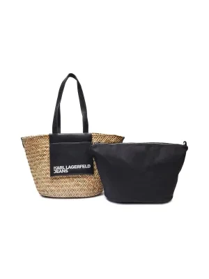 Karl Lagerfeld Jeans Shopperka + saszetka
