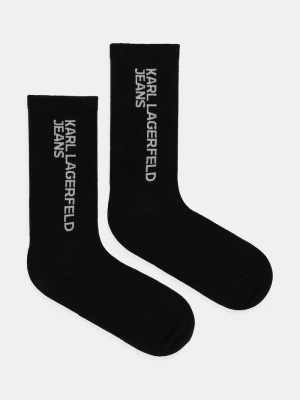 Karl Lagerfeld Jeans skarpetki 2-pack czarny