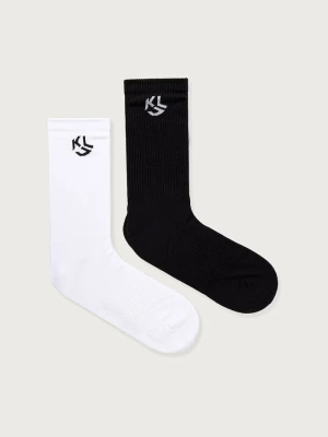Karl Lagerfeld Jeans skarpety z bawełną 2-pack czarny
