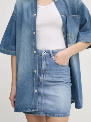 Karl Lagerfeld Jeans spódnica jeansowa