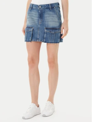 Karl Lagerfeld Jeans Spódnica jeansowa A3W12008 Niebieski Regular Fit