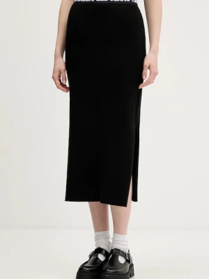 Karl Lagerfeld Jeans spódnica kolor czarny mini prosta B1W12021