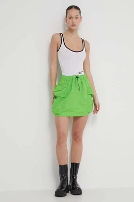 Karl Lagerfeld Jeans spódnica kolor zielony mini ołówkowa