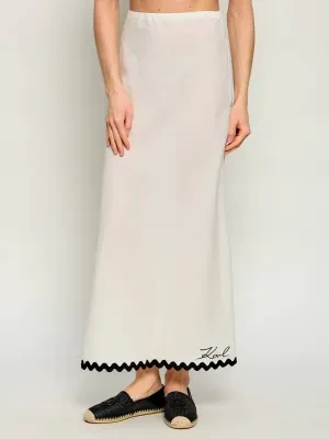 Karl Lagerfeld Jeans Spódnica Signature Scallop