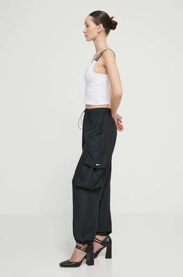Karl Lagerfeld Jeans spodnie dresowe kolor czarny gładkie