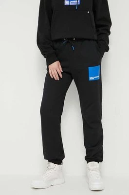 Karl Lagerfeld Jeans spodnie dresowe kolor czarny z nadrukiem