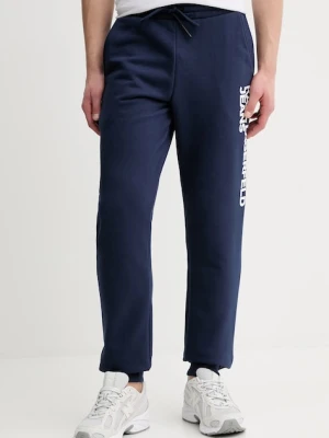 Karl Lagerfeld Jeans spodnie dresowe męskie kolor granatowy z nadrukiem A1M10001