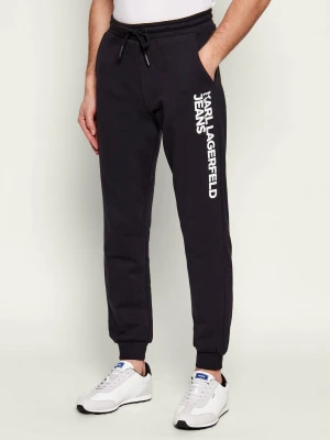 Karl Lagerfeld Jeans Spodnie dresowe | Slim Fit czarny