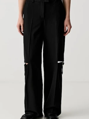 Karl Lagerfeld Jeans spodnie garniturowe damskie czarny