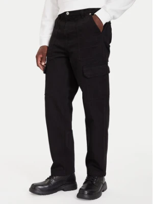 Karl Lagerfeld Jeans Spodnie materiałowe A4M10100 Czarny Regular Fit