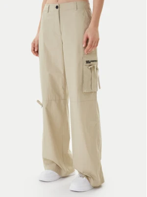 Karl Lagerfeld Jeans Spodnie materiałowe B1W10087 Zielony Regular Fit