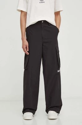 Karl Lagerfeld Jeans spodnie męskie kolor czarny w fasonie cargo