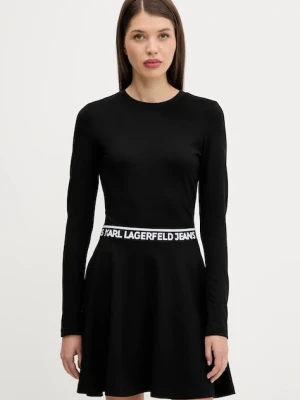 Karl Lagerfeld Jeans sukienka czarny
