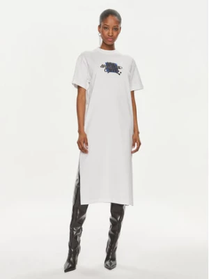 Karl Lagerfeld Jeans Sukienka codzienna 241J1300 Biały Regular Fit