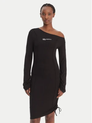 Karl Lagerfeld Jeans Sukienka codzienna B1W13045 Czarny Slim Fit