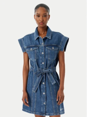 Karl Lagerfeld Jeans Sukienka jeansowa B2W13054 Niebieski Regular Fit