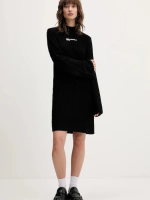 Karl Lagerfeld Jeans sukienka kolor czarny mini prosta A4W13012