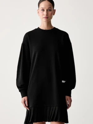 Karl Lagerfeld Jeans sukienka oversize bawełniana czarny