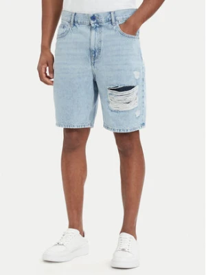 Karl Lagerfeld Jeans Szorty jeansowe B2M10139 Niebieski jasny Relaxed Fit