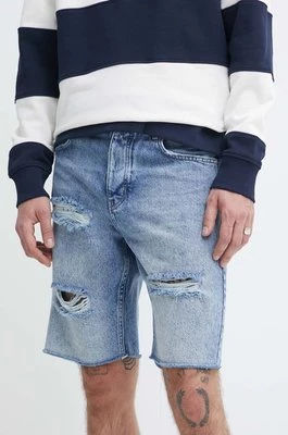 Karl Lagerfeld Jeans szorty jeansowe męskie kolor niebieski
