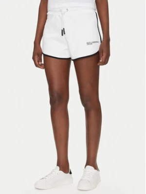 Karl Lagerfeld Jeans Szorty sportowe A2W10095 Biały Regular Fit
