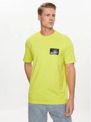 Karl Lagerfeld Jeans T-Shirt 231D1706 Żółty Regular Fit