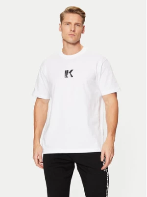 Karl Lagerfeld Jeans T-Shirt A1M17044 Biały Regular Fit