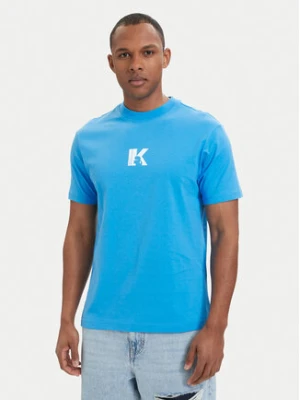 Karl Lagerfeld Jeans T-Shirt A1M17044 Niebieski Regular Fit