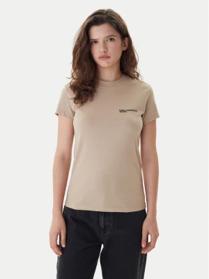Karl Lagerfeld Jeans T-Shirt A1W17004 Zielony Slim Fit