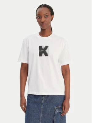 Zdjęcie produktu Karl Lagerfeld Jeans T-Shirt B1W17055 Biały Relaxed Fit