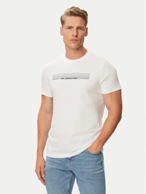 Karl Lagerfeld Jeans T-Shirt B3M17001 Biały Slim Fit