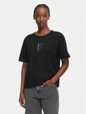 Karl Lagerfeld Jeans T-Shirt B3W17018 Czarny Regular Fit
