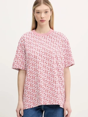 Karl Lagerfeld Jeans t-shirt bawełniany damski kolor różowy A2W17029