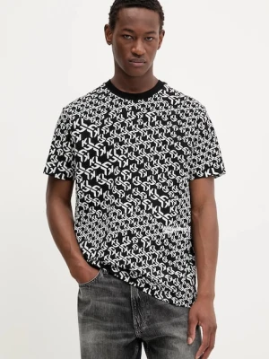 Karl Lagerfeld Jeans t-shirt bawełniany męski kolor czarny A3M17114