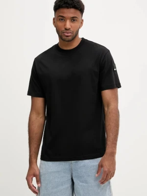 Karl Lagerfeld Jeans t-shirt bawełniany męski kolor czarny gładki A3M17003