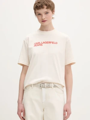 Karl Lagerfeld Jeans t-shirt damski bawełniany