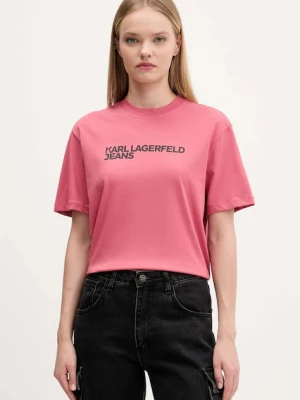 Karl Lagerfeld Jeans t-shirt damski bawełniany