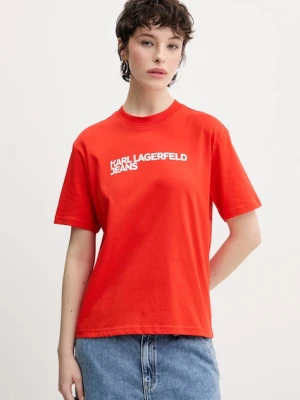 Karl Lagerfeld Jeans t-shirt damski bawełniany