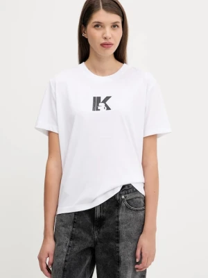Karl Lagerfeld Jeans t-shirt damski kolor biały A3W17094