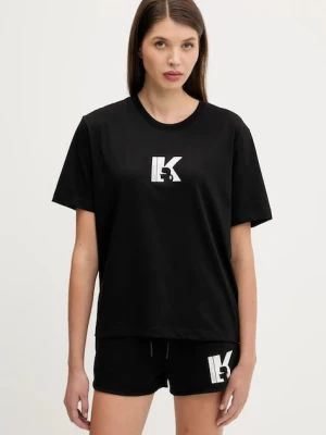 Karl Lagerfeld Jeans t-shirt damski kolor czarny A3W17094